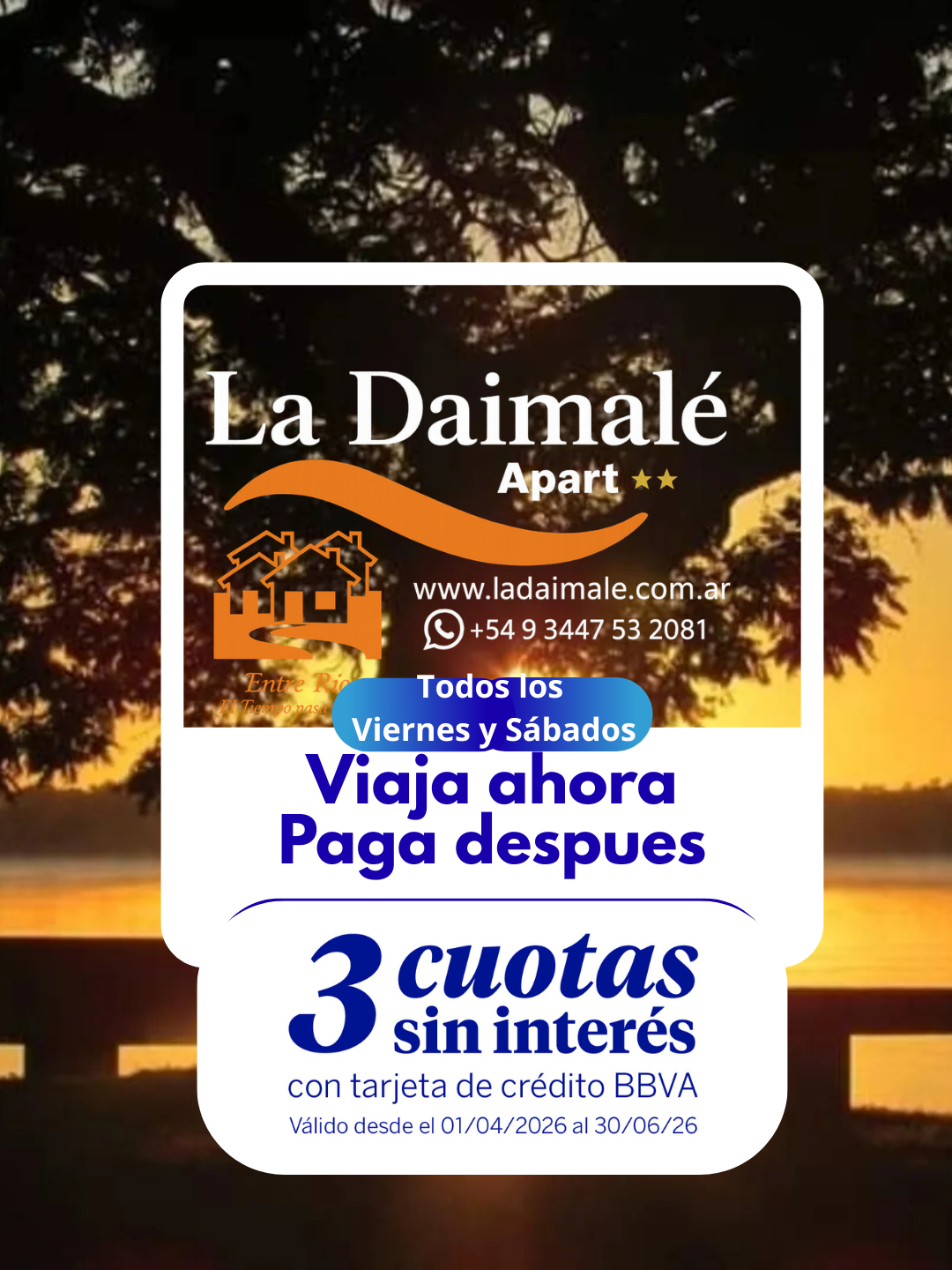 Promo BBVA Vienes y Sábados Tarjeta de Credito 3 Cuotas con Tarjetas BBVA